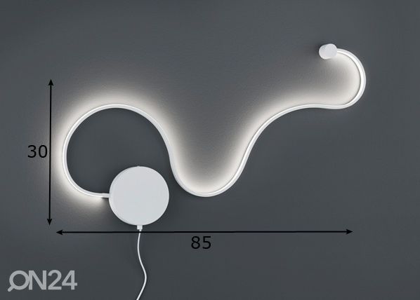 Настенный светильник Snake размеры