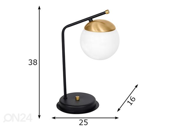 Настольная лампа размеры