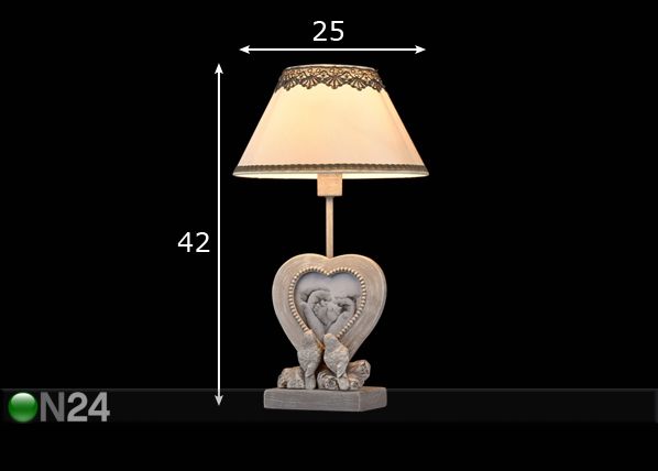 Настольная лампа Bouqet размеры