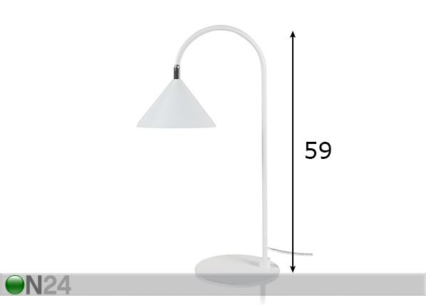 Настольная лампа Bristol размеры