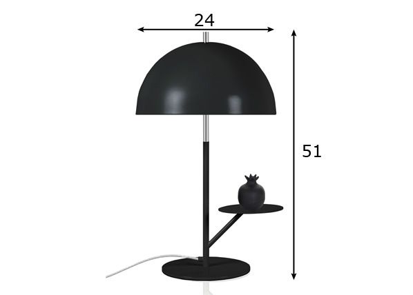 Настольная лампа Butler размеры