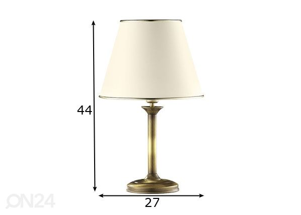 Настольная лампа Classic размеры