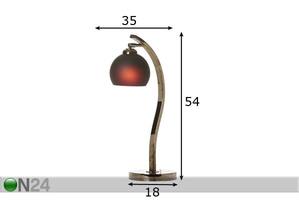 Настольная лампа Cocoon размеры