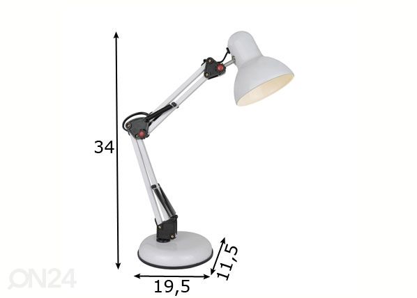 Настольная лампа Garita размеры