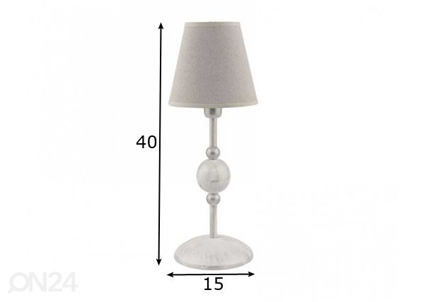Настольная лампа Lady размеры