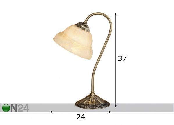 Настольная лампа Marbella размеры