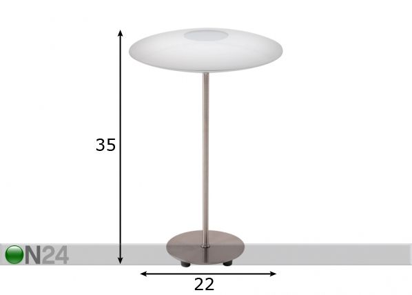 Настольная лампа Milea LED размеры