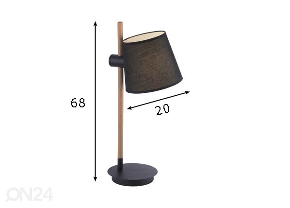 Настольная лампа Miriam размеры
