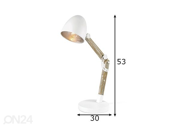 Настольная лампа Petto размеры