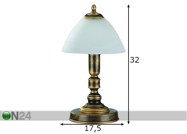 Настольная лампа Retro размеры