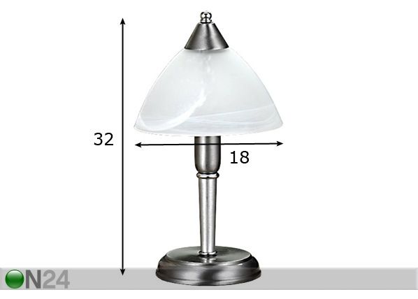 Настольная лампа Silver размеры