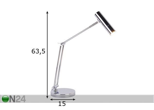 Настольная лампа Stick LED размеры