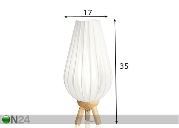 Настольная лампа Swea размеры