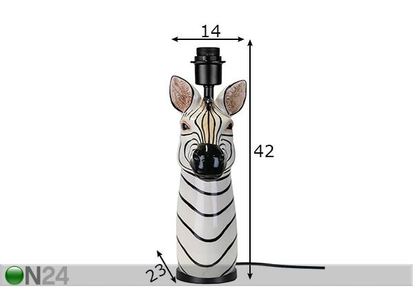 Ножка для светильника Zebra размеры