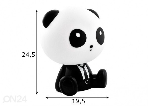 Ночник Панда размеры