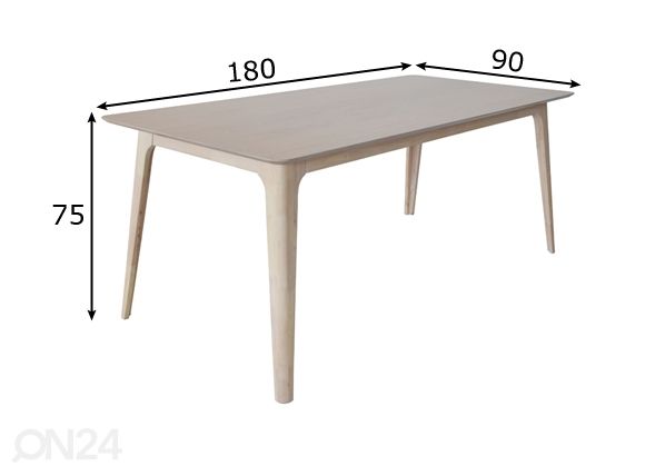 Обеденный стол Ante размеры