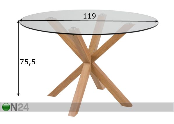 Обеденный стол Heaven размеры