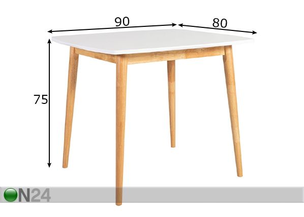 Обеденный стол Simple размеры