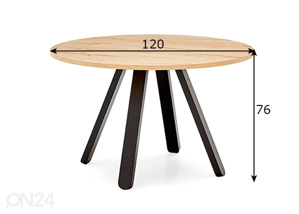 Обеденный стол Stecco размеры