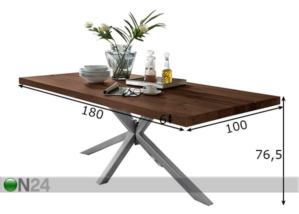 Обеденный стол Tische 100x180 cm размеры