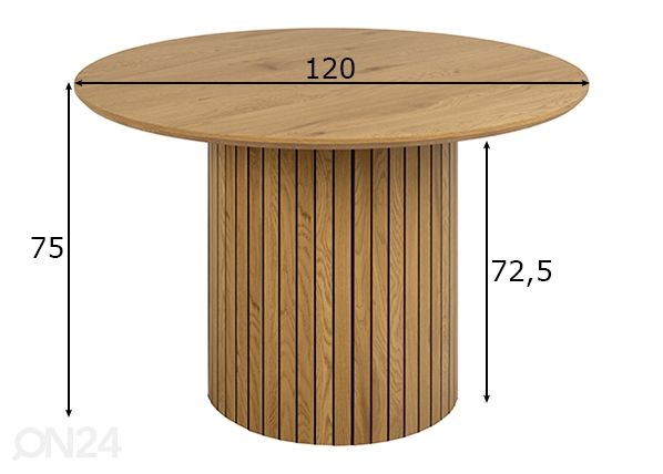 Обеденный стол Yara размеры