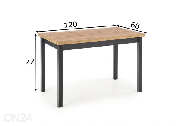 Обеденный стул 120x68 cm размеры