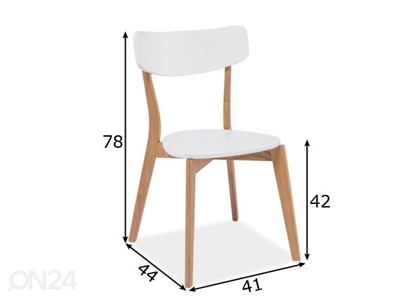 Обеденный стул размеры