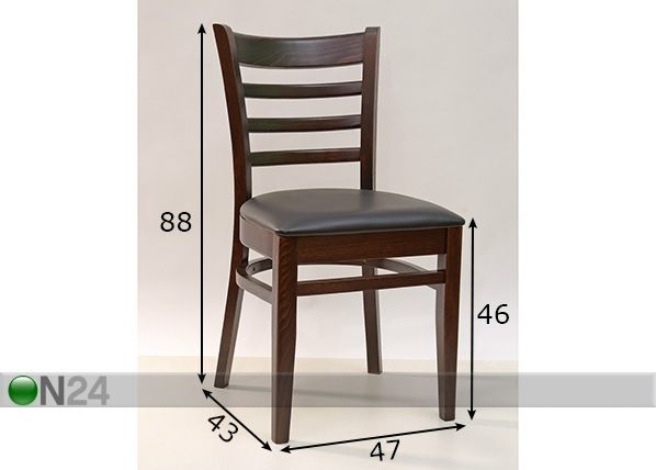 Обеденный стул Castro размеры