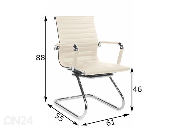 Обеденный стул Prestige размеры