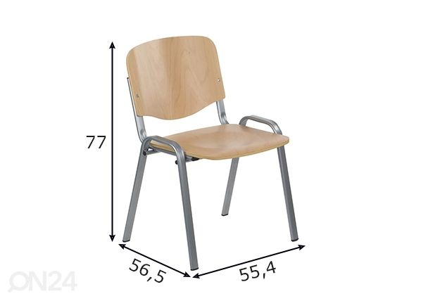 Офисные стулья 2 шт размеры