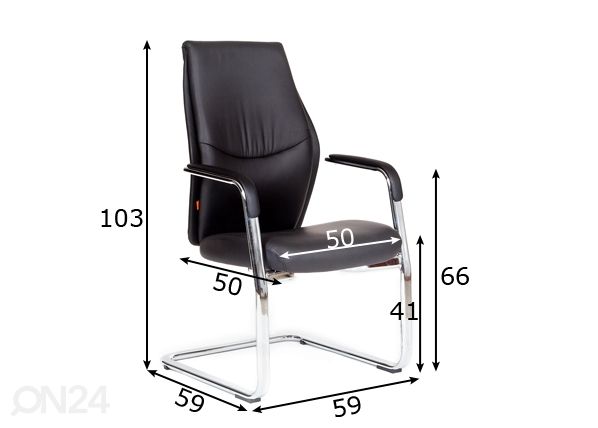 Офисный стул Chairman Vista V размеры