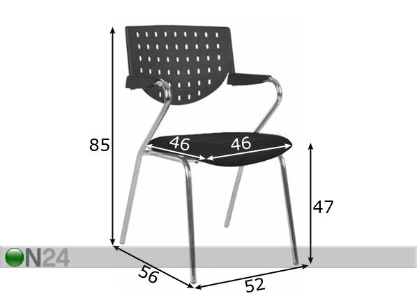 Офисный стул Standard размеры