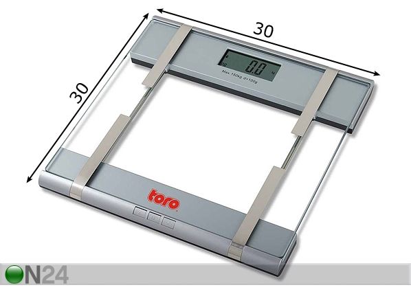 Персональные весы Body Balans TRENTO мах 150 кг размеры