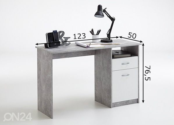 Письменный стол Jackson размеры