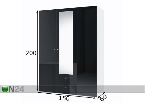 Платяной шкаф Save h200 cm размеры