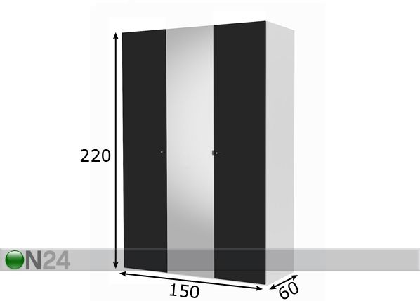 Платяной шкаф Save h220 cm размеры