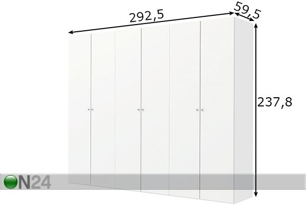 Платяной шкаф Save h238 cm размеры