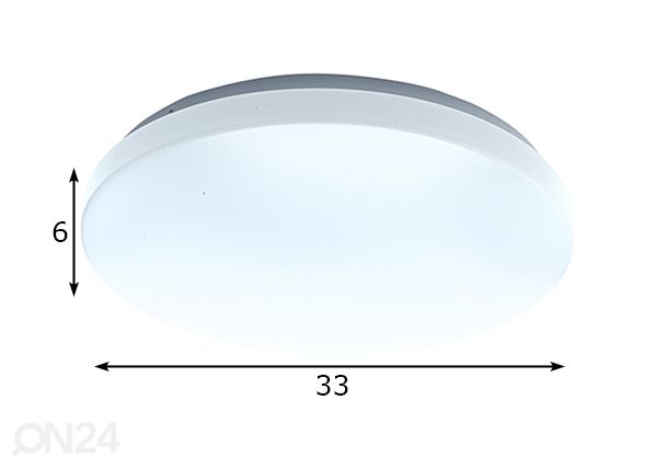 Плафонный светильник 13 Вт LED, 4 шт. размеры