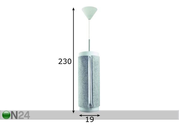 Подвесной светильник Ø19 cm размеры