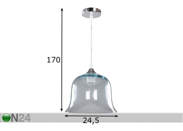 Подвесной светильник Ø24,5 cm размеры