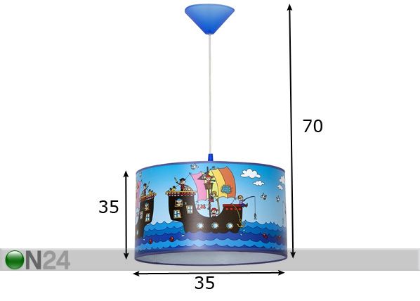 Подвесной светильник в детскую размеры