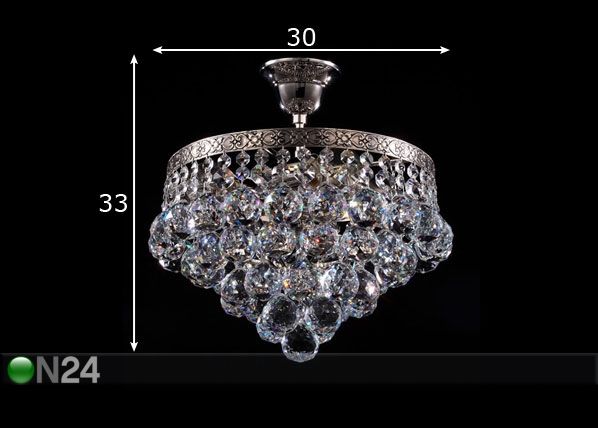 Подвесной светильник с кристаллами Gala размеры