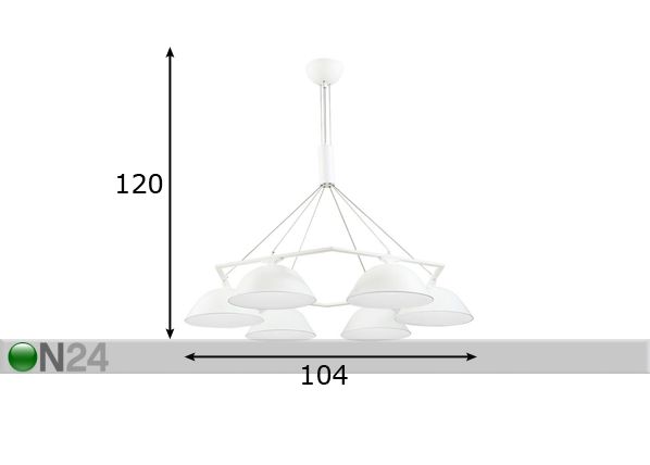 Подвесной светильник Albio размеры