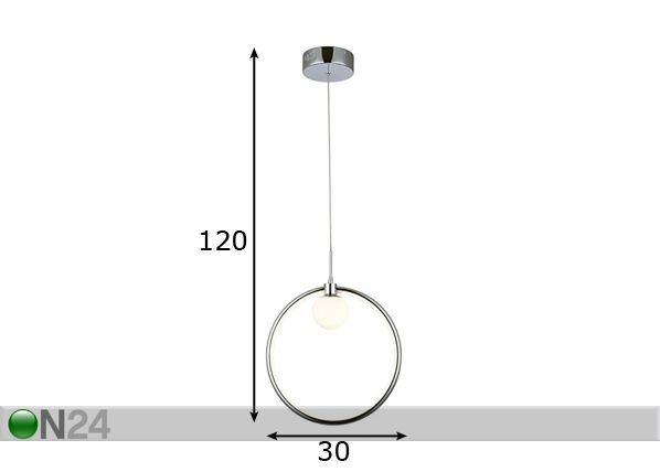Подвесной светильник Anello LED размеры