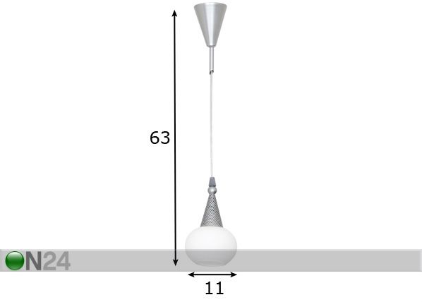 Подвесной светильник Ania размеры