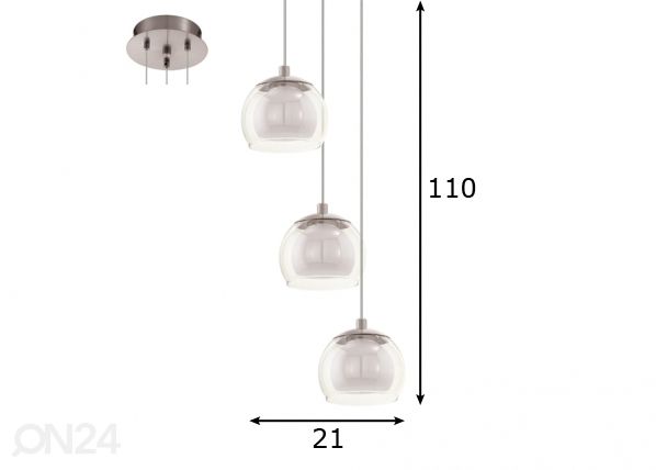 Подвесной светильник Ascolese LED размеры
