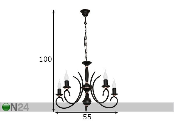 Подвесной светильник Atut размеры