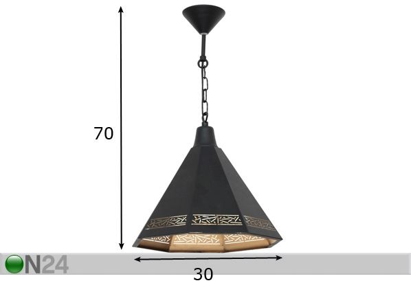 Подвесной светильник Aztek 30 см размеры