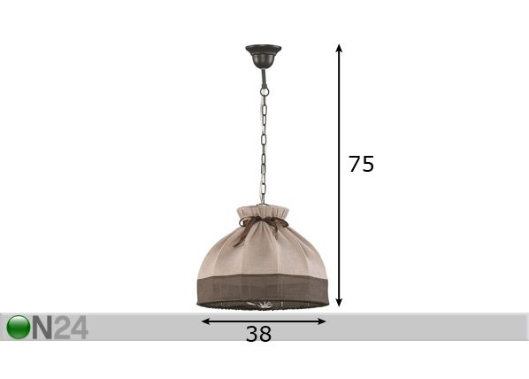 Подвесной светильник Babunia Venge размеры