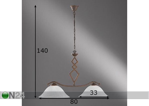 Подвесной светильник Bergamo размеры